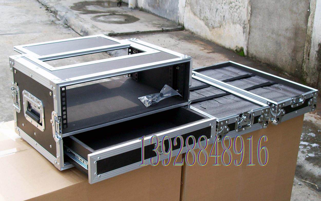 3U 2U drawer handheld microphone box one drag two receiver enclosure transmitter Wireless microphone box