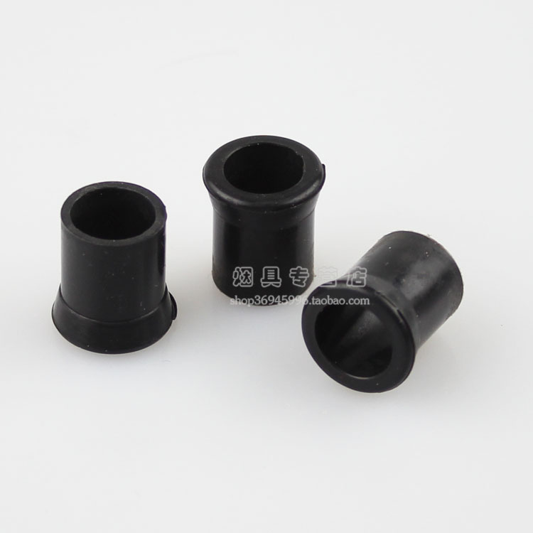Pipe bite nozzle pipe accessories consumables pipe bite mouth rubber sleeve protective bite cover (black) large
