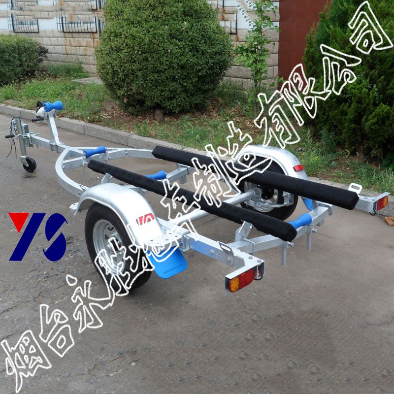 Yantai Yongsheng Motorboat Plank Trailer Yacht Trailer Inflatable Boat Trailer Luya Boat Trailer FRPYS330B