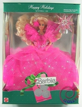 (Barbie dolls) 1990 Happy Holidays in Happy Holidays