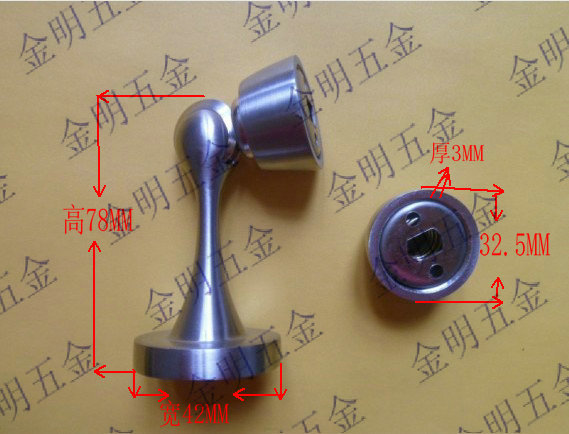 Precision Cast 304 stainless steel door suction ground suction door stumped with wall-mounted door suction strong magnetic suction Decades of quality