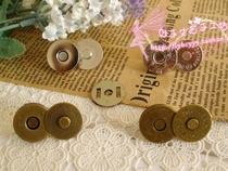 Special ~ Light Gold Silver Bronze color antique color gun color strong magnetic buckle magnet buckle diameter 18MM