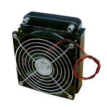 Pure aluminum 120 heat dissipation row with fan water-cooled radiator cold drain cooling fin cooling water drain device