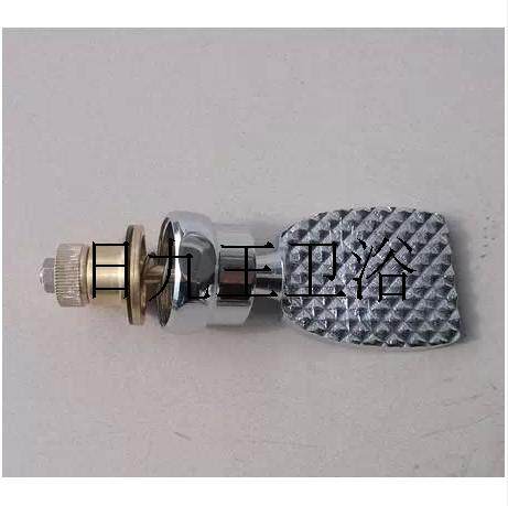 Squat toilet large horizontal pedal valve foot valve flush valve delay valve pedal spring valve core rubber ring seal