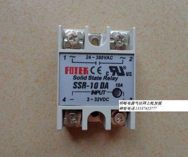 FOTEK Yangming Single Phase Solid State Relay SSR-10DA 10A (DC Control AC)