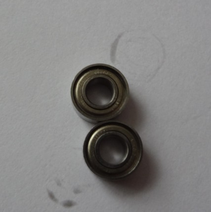 Five gold tool quartz stone tool head bearing 15 mm diameter bearing