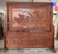 Dongyang khắc gỗ màn hình sàn gỗ chạm khắc hoa mở màn hình phong phú Trung Quốc rắn gỗ hai mặt chạm khắc vách ngăn - Màn hình / Cửa sổ vách ngăn gỗ phòng khách