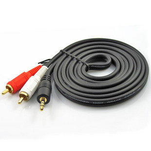 3 5 rotates 2 Lotus Audio Extension Line Connection Wire 3 5 rotated 2AV head Wire length 3 meters with packaging