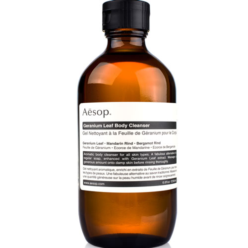 AESOP伊索 天竺葵身体洁肤露 200ml 温和清洁滋润沐浴露 香港现货