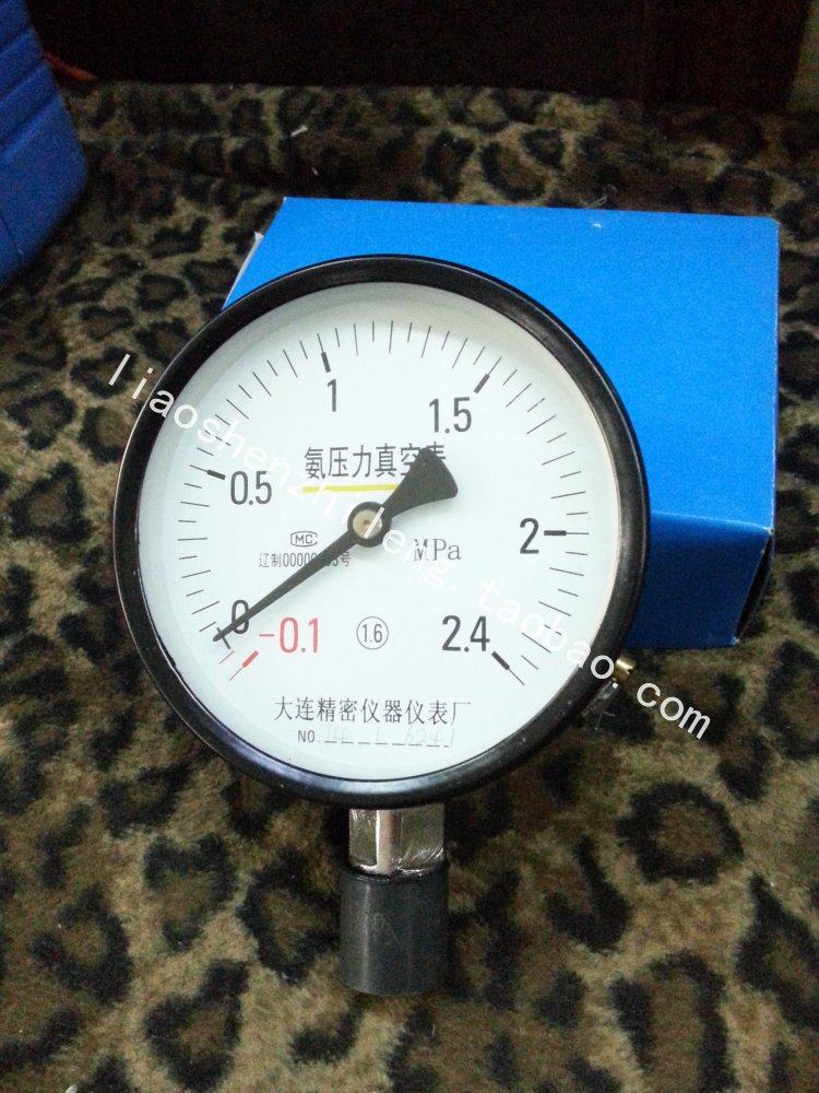 Dalian Precision Instrument Meter YA-100 Ammonia Gas Special Pressure Meter Ammonia Meter Ammonia Meter Ammonia With Pressure Meter