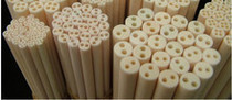 Corundum tube double hole high temperature tube 3X0 6X1000