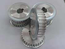 Industrial pulley timing pulley arc tooth 5M-28 single flange aluminum synchronous wheel can be equipped with timing belt