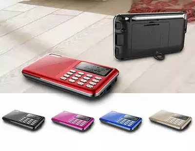 E fashion Q60 plug-in card speaker Old man morning exercise audio small speaker ultra-thin MP3 radio lyrics synchronization