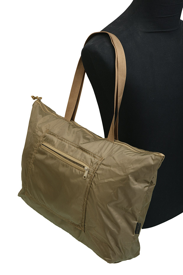 Battle A boutique COMBAT2000 mid-size brocade large capacity portable folding satchel shopping bag