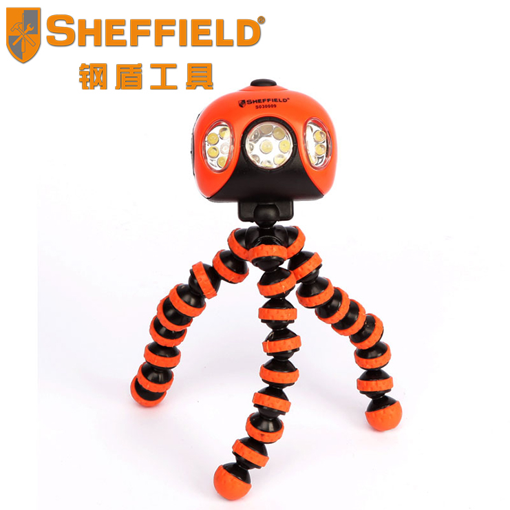 Steel Shield tool Repair flashlight Alien working light ET lamp Steam lighting lamp LED lamp holder steam repair work light