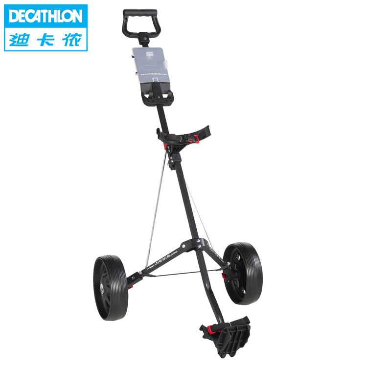 迪卡侬 高尔夫 手推车 TROLLEY INESIS BLACK