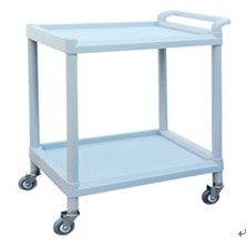 korean style medical trolley small food delivery trolley medical plastic trolley multi-purpose trolley small