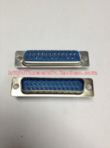 DB25 plug DP25 pin straight plug welded plate 180 degrees