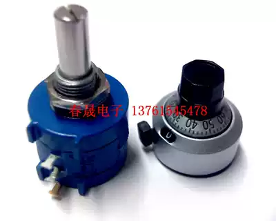 Original American BOURNSD Potentiometer 3590-2-103l with original American knob multi-turn MEXICO