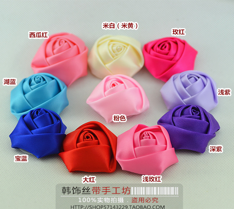 4 4cm hand ribbon rose diy bride hand hand with blossom chest wrist material 1 price