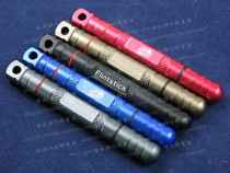 EDC mini tinder stick magnesium block black gold 2 colors optional free spare waterproof rubber ring 2 single sale