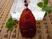Red Chalcedony twelve zodiac pig patron Saint belongs to the pig life Buddha Amitabha