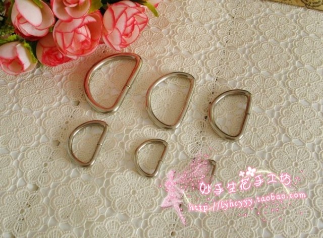 Silver D buckle inner diameter 4 2CM 3 8CM 3 2CM 2 6CM 2CM 1 5CM-Taobao