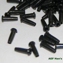 AEF-Taiwan's original badminton racket wire tube thread nails single double thread hole-black