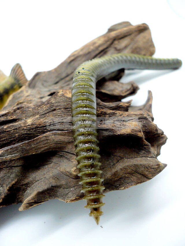 Japanese soft bait soft worm earthworm 19 8cm14 6 gr dark green road subbait false bait fishing bait fishing bait fishing