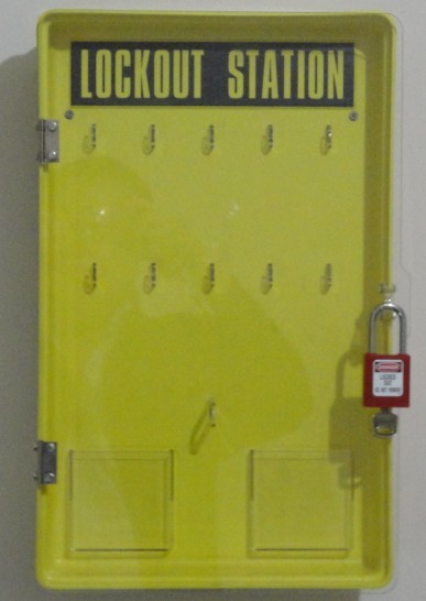 Handlock Workstation with door Ten lock board lock 10 lock lock workstation padlock version 51189 8724