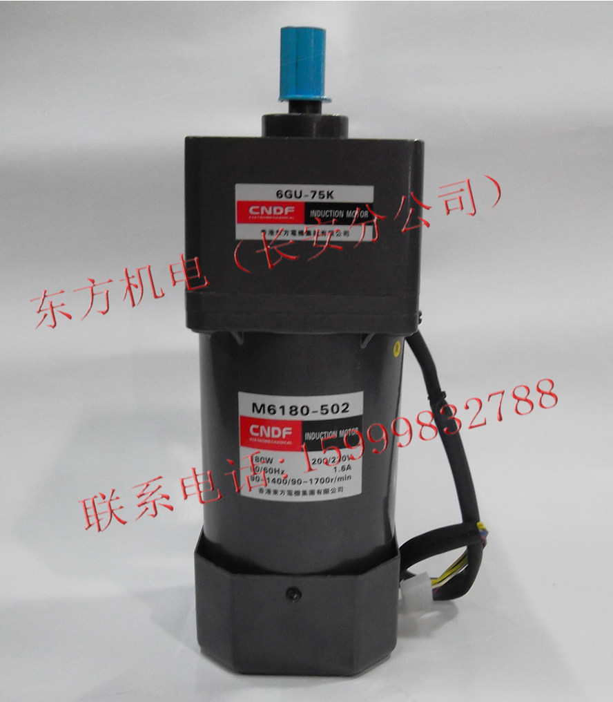 Hong Kong Oriental CNDF motor speed control motor M6180-502 6GU-75K (without governor)