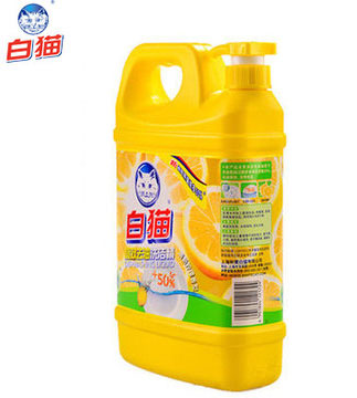 2kg白猫高效去油洗洁精  清新柠檬香