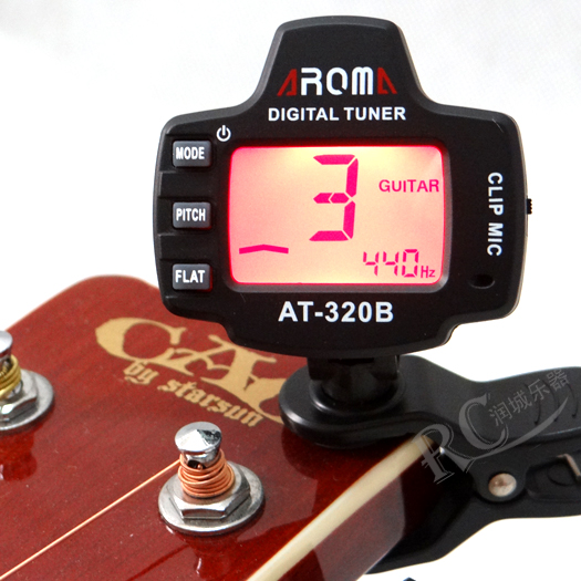 Aroma clip electronic folk guitar tuner bakelite guitar tuner classical guitar tuner