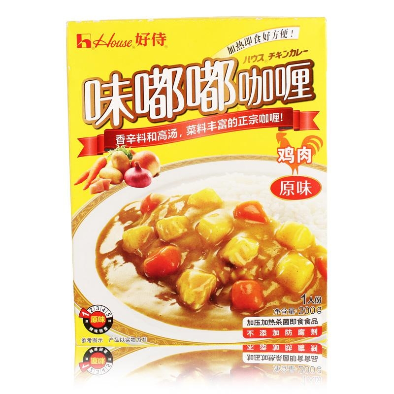 【天猫超市】好侍味嘟嘟200g鸡肉咖喱(原味) 加热即食方便美味
