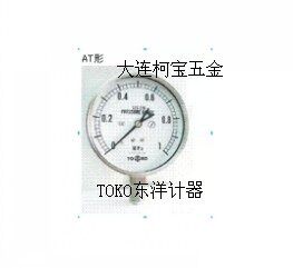 Japan TOKO Toyo meter AT1 4G 60*0 1MPA pressure gauge