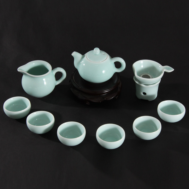 Ceramic Kung Fu Tea Set Tea Cup Office Household Ceramic Equal Cup Tea pot