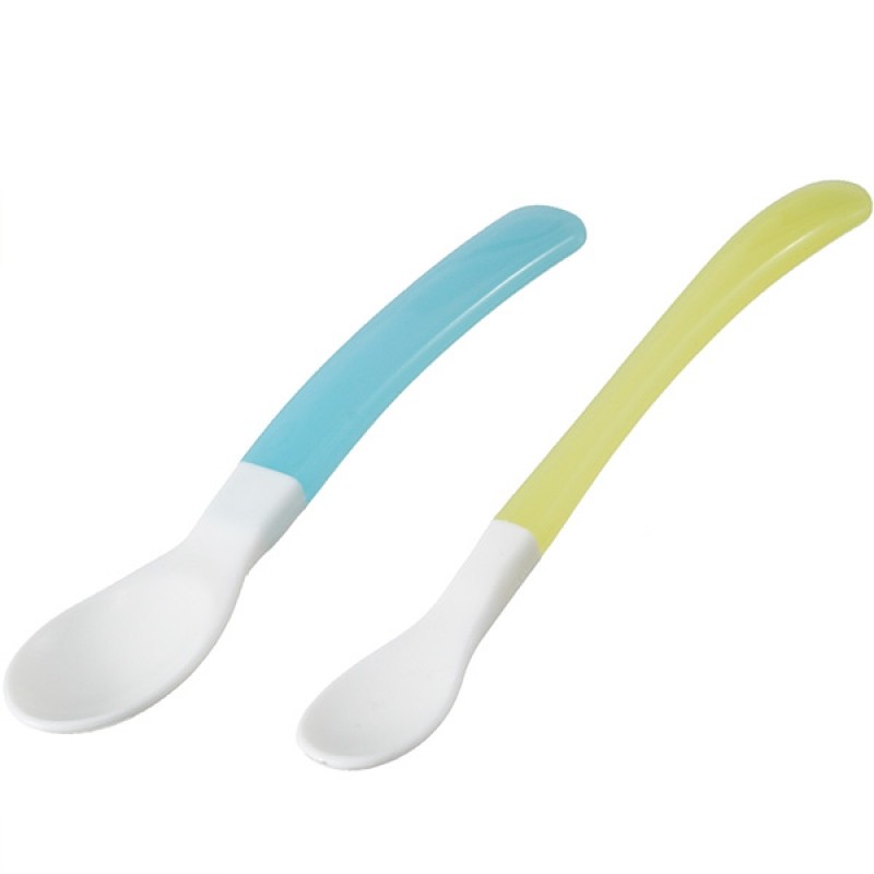 乐友孕婴童日康硅胶软匙婴儿勺子宝宝票根调羹日康软匙二只装软头