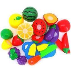 New fruits are cut to see vegetables and cut off family simulation toys simulation kitchen toys