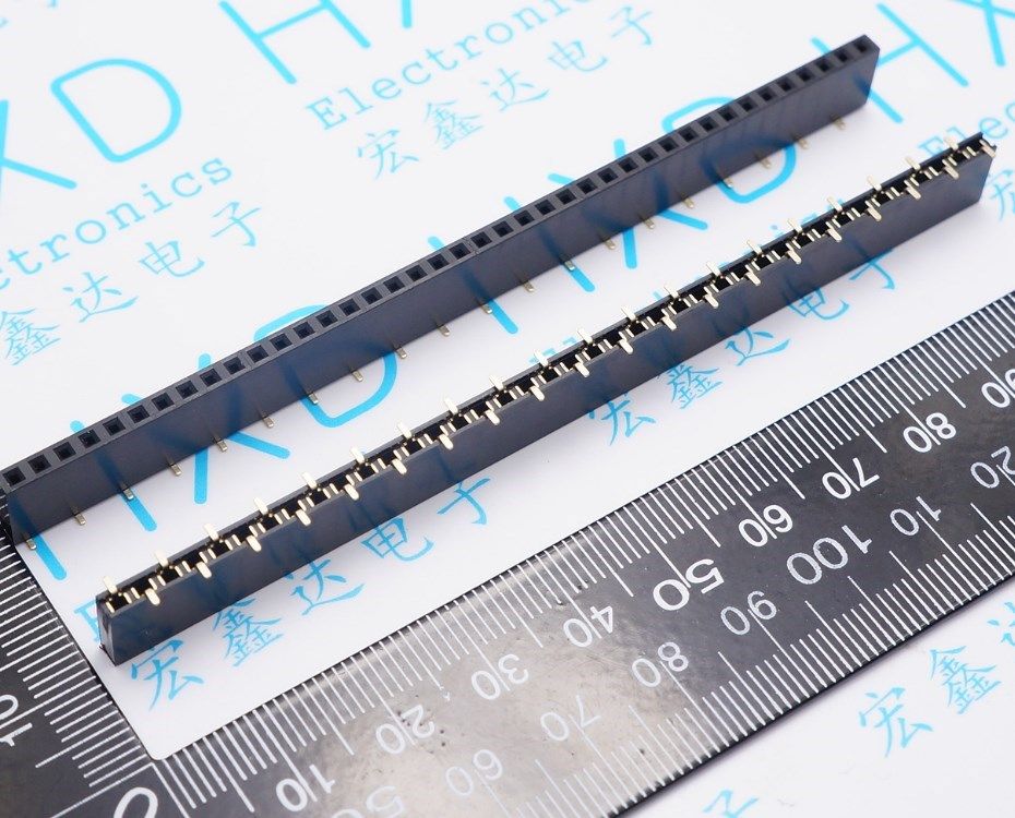 2 54mm patch platoon mother table sticker SMT platoon mother 1*40P patch single row mother plastic height 8 5MM-Taobao