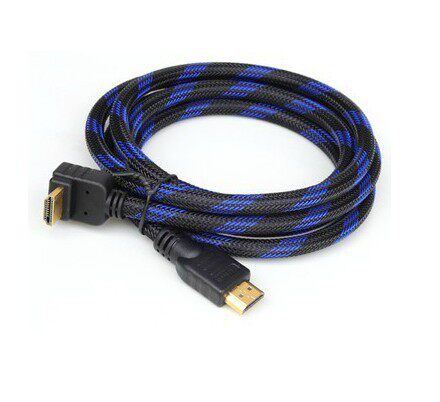 90 degree right angle elbow HDMI cable cable digital high-definition cable woven mesh 1080p