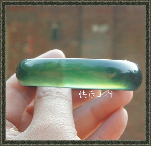 A freight natural blue field diamond bracelet # jade bracelet # health jade bracelet Xi'an blue field jade bracelet