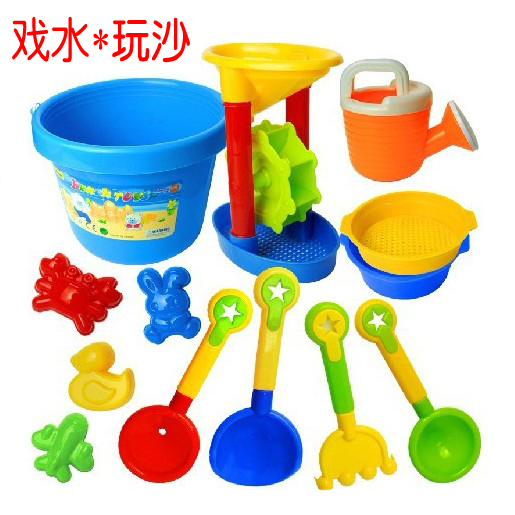 Plastic bathing with sand and sand playing with water drama Water Beach Beach Outdoor Baby 2-3-4-5-6-year-old Toys