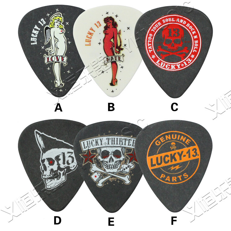 US Production Dunlop Dunlop Lucky13 Lucky 13 Guitar Pluck 0 6 0 73 1 0