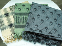 Arabian square scarf outdoor turban scarf military green Gray 2 color optional single sale