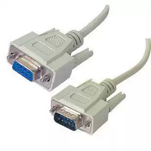 9-pin serial port cable male to female for hole DB9 serial port cable RS232 cable extension cable 1 5 meters