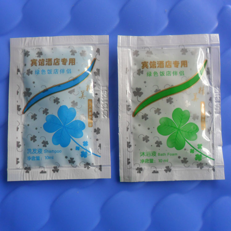 Hotel rooms bagged shampoo Shower gel shampoo Hotel special disposable bath liquid whole box