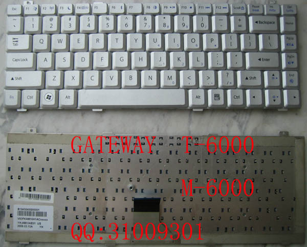 Gateway T - 6000 M - 6000 - 6000 new keyboard