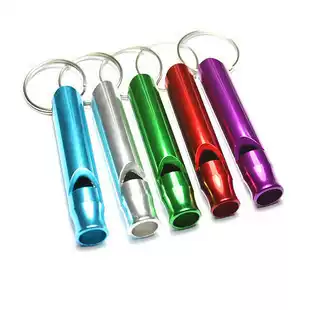 Aluminum alloy small whistle survival Whistle whistle outdoor survival tool sports Outdoor