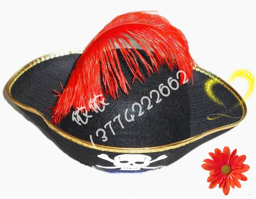 halloween pirate hat pirate captain hat feather court captain hat pirate captain hat