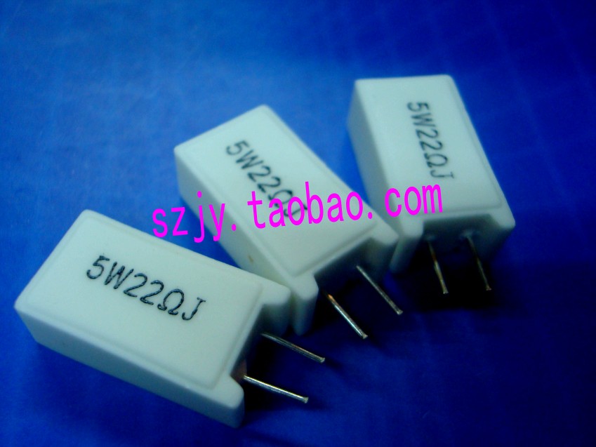 5W22R vertical cement resistor